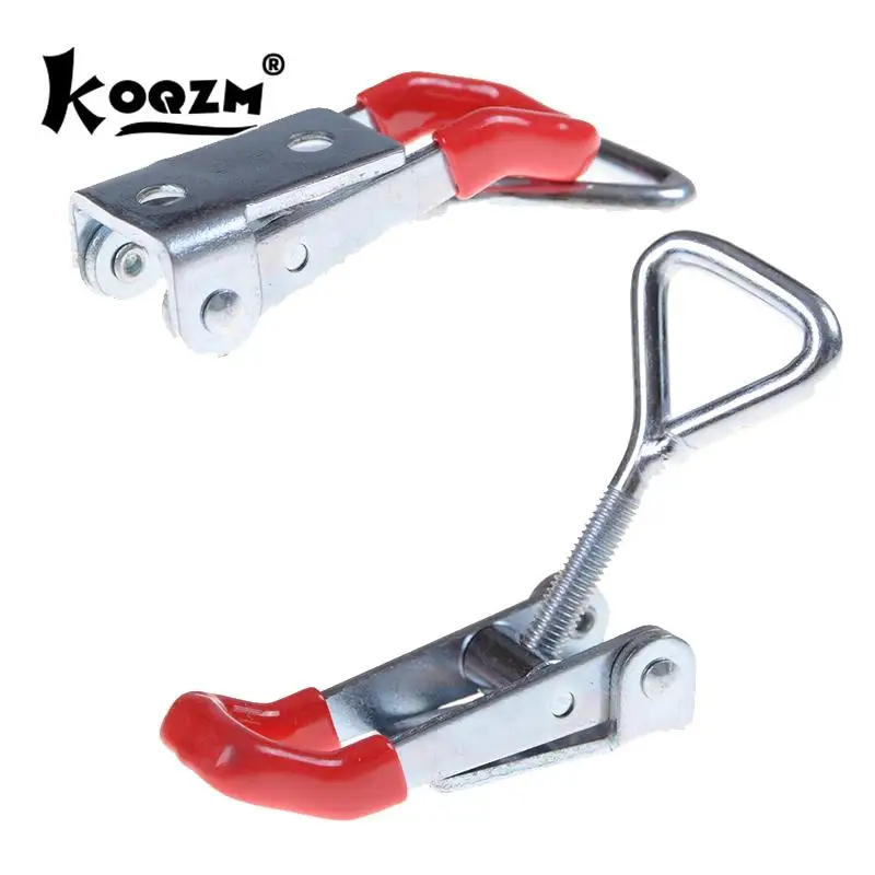 Toolbox Case Metal Toggle Latch Catch Clasp 90kg Quick Release Clamp Anti-Slip Push Pull Toggle Clamp Tools Adjustable