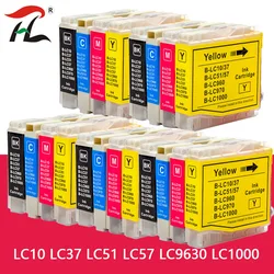 LC10 LC37 LC51 LC57 LC960 LC970 LC1000 Ink Cartridge For Brother DCP-130C DCP-135C MFC-235C MFC-240C 750CN 750CW 465CN