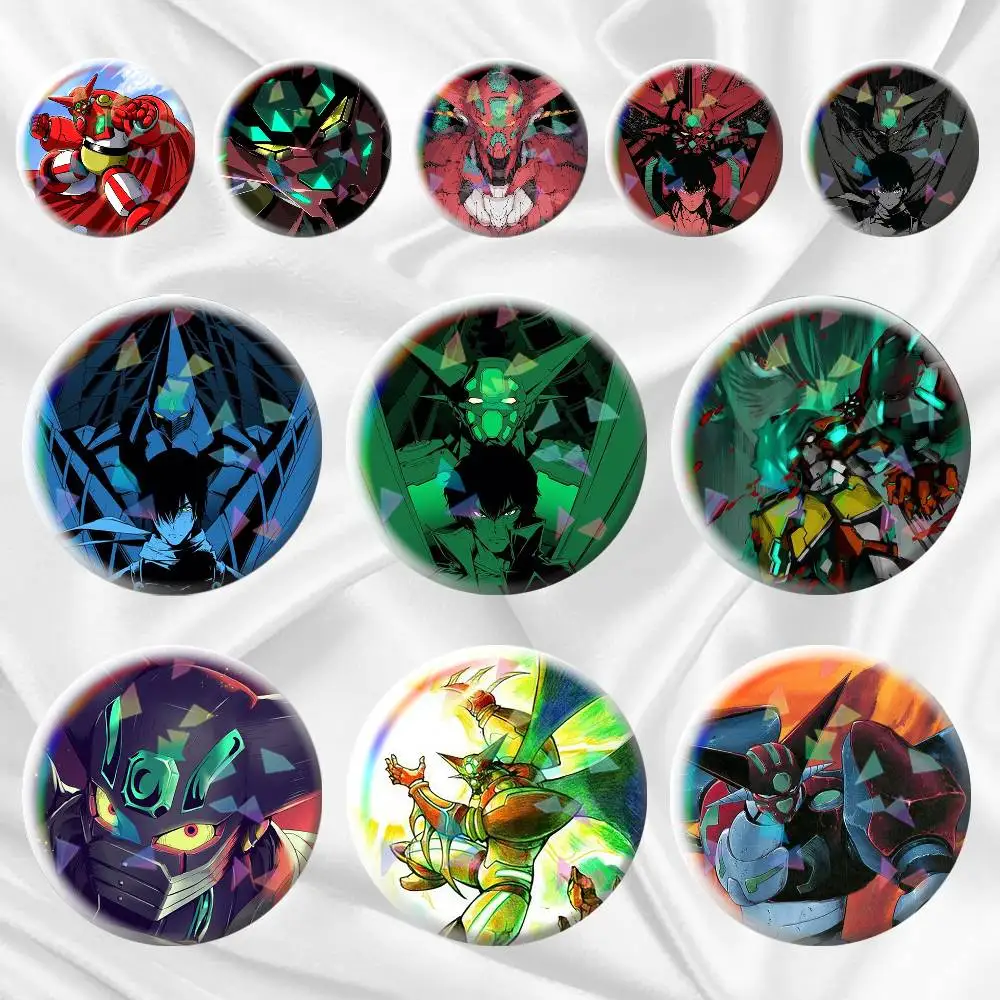 

Shin G-Getter Robo 75mm 44mm 25mm Accessories Toys Badge Brooch Backpack Hat Pins