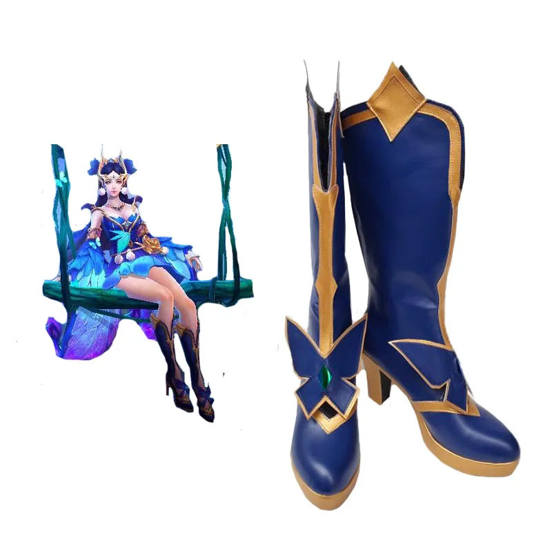 

Game King Glory Diao Chan Golden Star Yuan Midsummer Night's Dream cosplay shoes