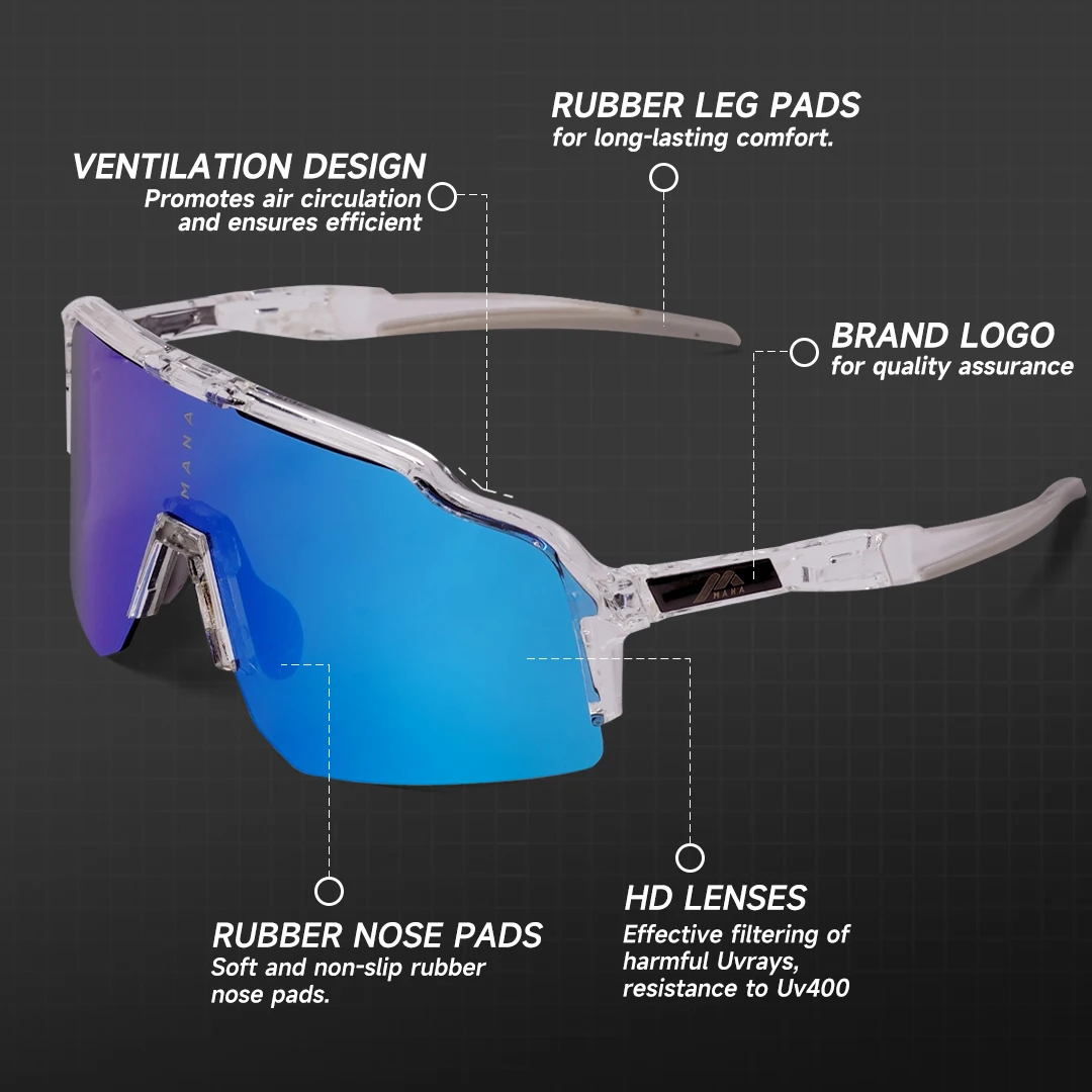 MANA-gafas de sol deportivas para hombre, lentes para ciclismo de montaña