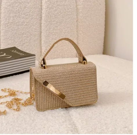 Trendy Mini Square Bag Shoulder Bag Korean Style Sparkling Handbag Daily Commuting Bags Casual Messenger bags Женская сумка sacs