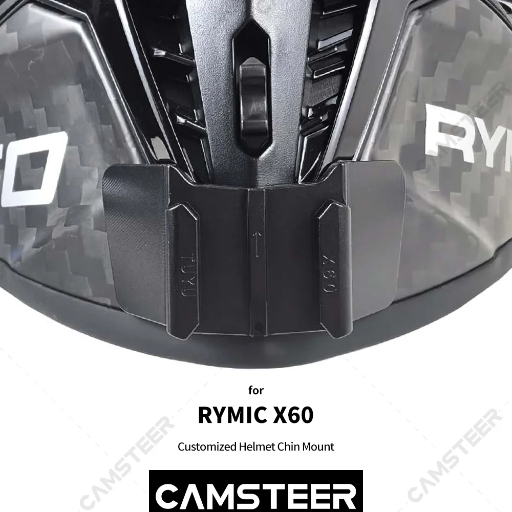 Rymic X60 Aluminium Helmet Chin Mount for GoPro Hero 13 12 11 10 9 Insta360 X4 X3 Ace pro DJI Action 5pro 4 3 Camera Accessories