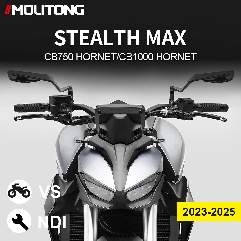 

New Motorcycle Side View Mirror For Honda CB 1000 HORNET SP CB1000 Hornet Rearview Mirrors 2023-2025 Aluminum Rear View Mirrors