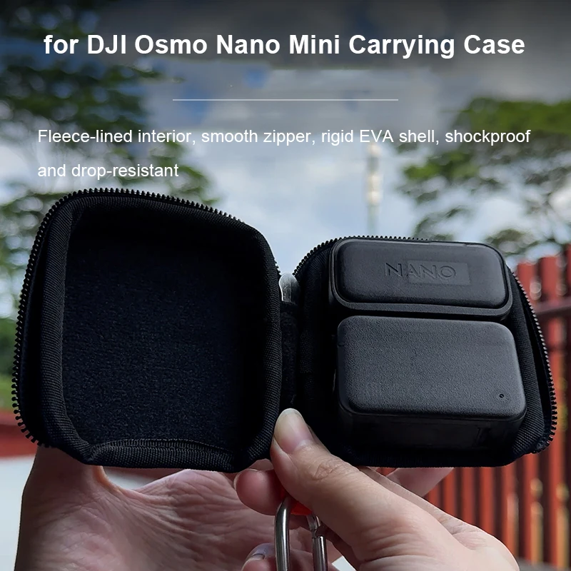 Hard Shell Protective Case for DJI Osmo Nano Carrying Bag for Vlogging Action Camera Accessories Storage