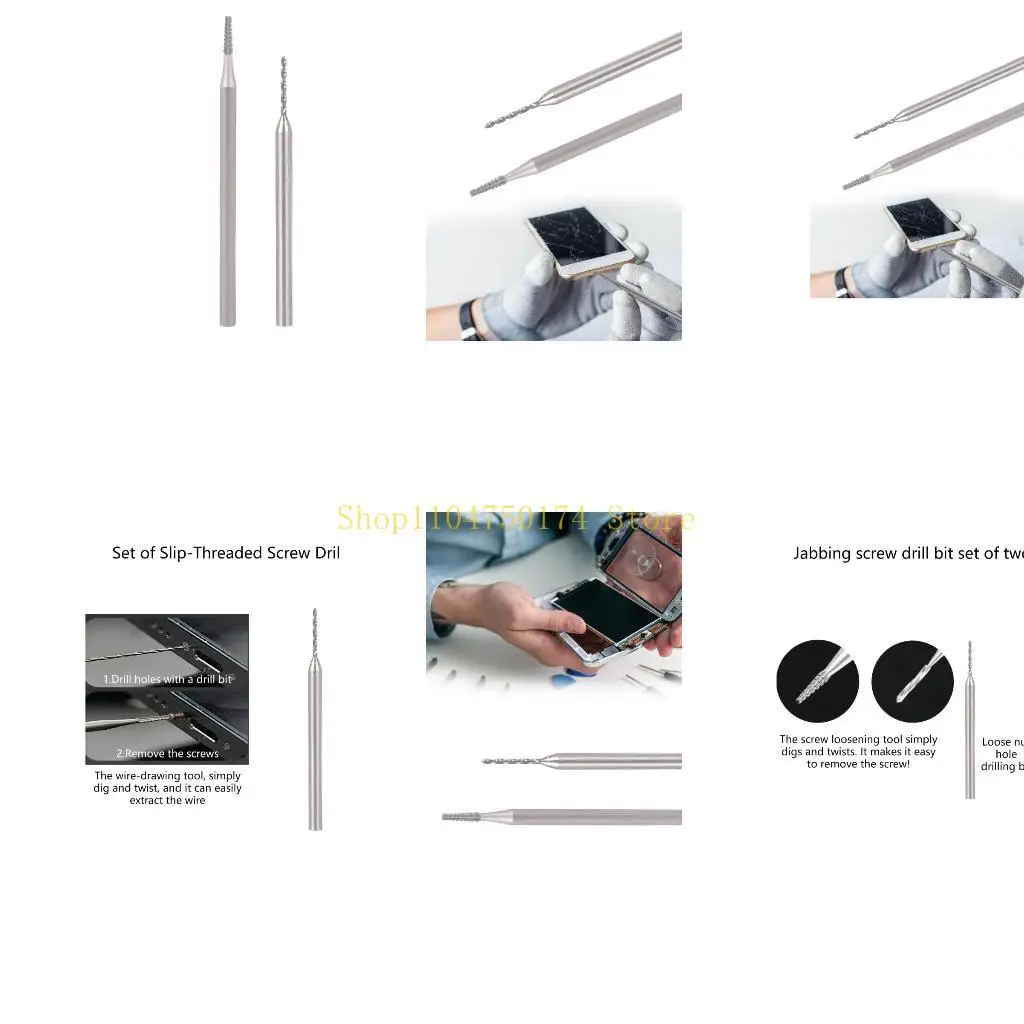 Professional Phone Repair Hand Drill Bits Set Screw Extractor Drill Bit Stripped Top Sale