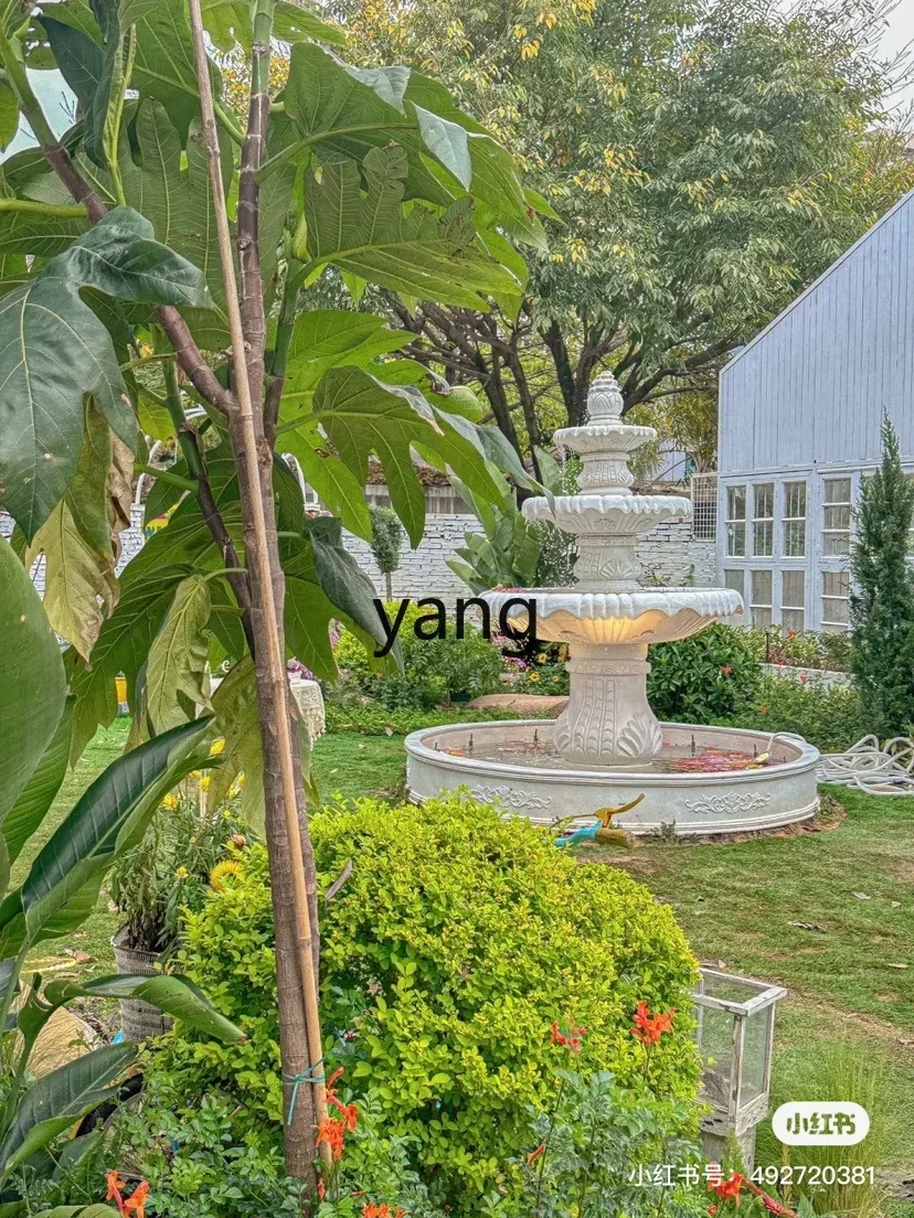 LMM， large fountain sculpture studio villa courtyard garden fountain landscape ornament