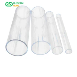 1 pz 40mm-76mm ID tubo acrilico 55/60/65/70/80mm OD tubo tondo trasparente Plexiglass PMMA materiale attraverso tubo 100mm di lunghezza