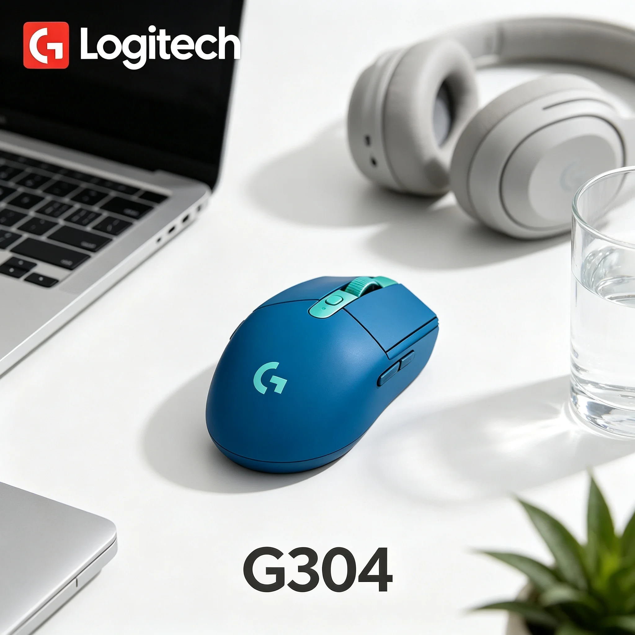 Logitech G304 LIGHTSPEED Wireless Gaming Mouse 6 Programmable Gaming Buttons High‑Accuracy Cursor Tracking Mice