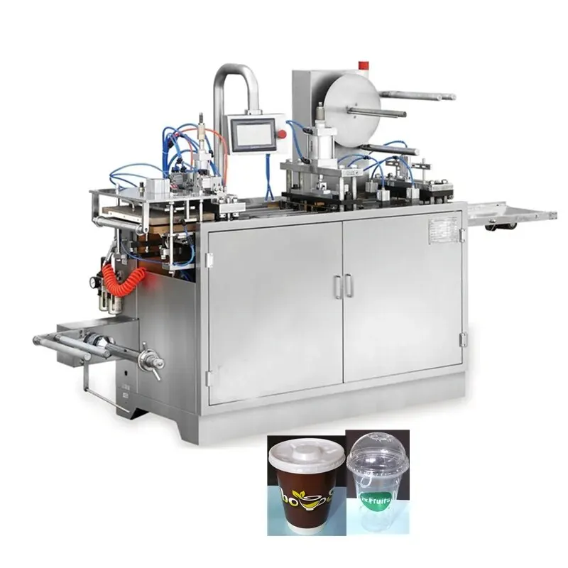 YUGONG Automatic Lid Cover Thermoformimg Machine Paper Lid Making Machine Paper Cup Die Cutting Machine