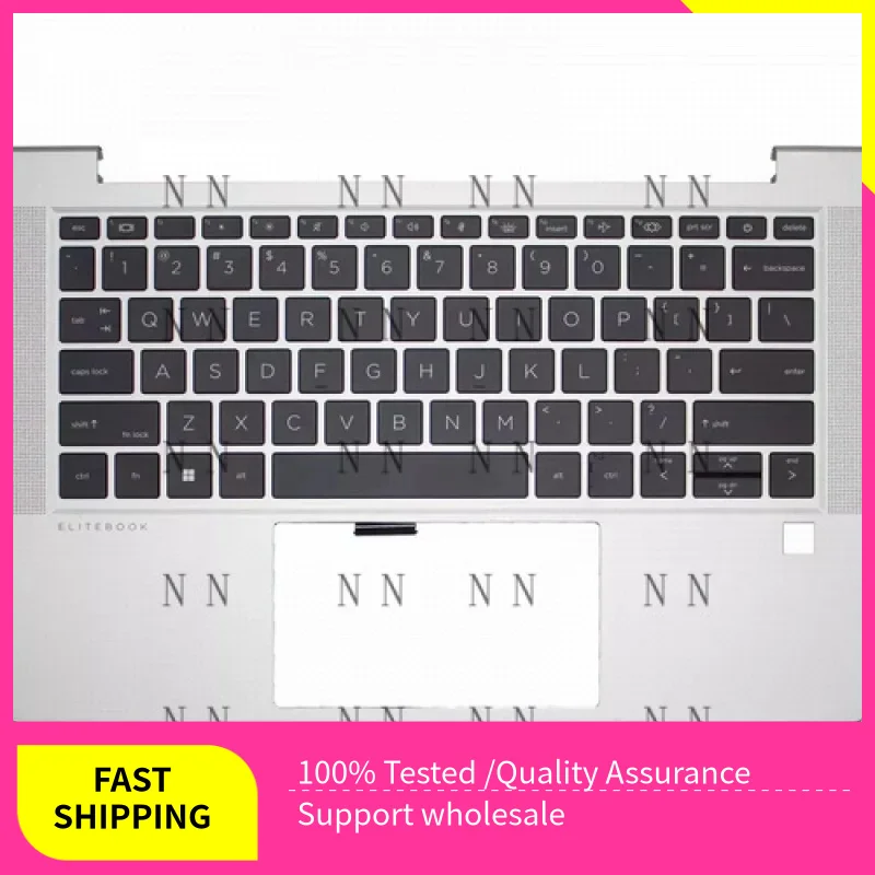 

BN N10777-001 New For HP EliteBook 630 G9 Palmrest Upper Case US Backlit Keyboard N10777-001