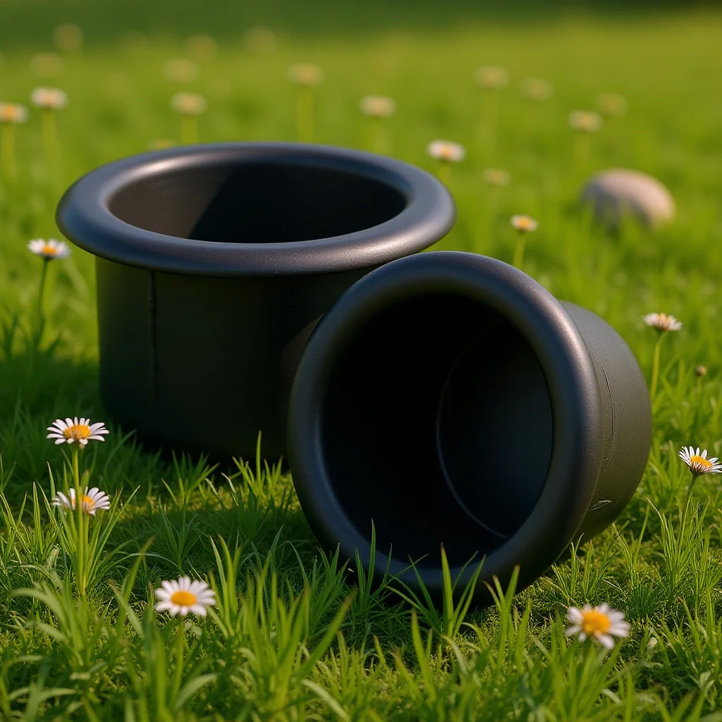 

2Pcs Rv Cup Holder Insert ABS Replacement Drink Can Holder for Boat Sofa Couch Recliner Truck Car Table Black Sturdy