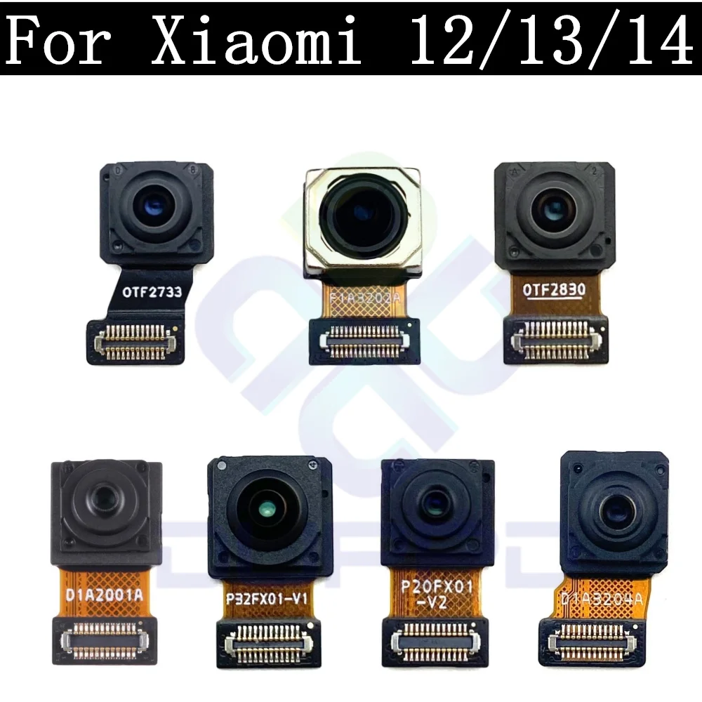 Original Front Camera For Xiaomi 12s 12T 12 Lite Pro 12X 13 Pro Ultra 13 Lite 14 Pro Frontal Selfie Facing Camera Module Flex