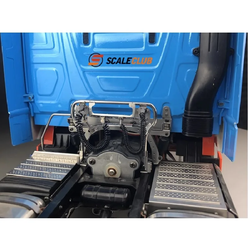 Scaleclub simulação traqueal suporte de fio rack 1/14 para tamiya lesu para scania man actros volvo peças do carro rc caminhão reboque basculante