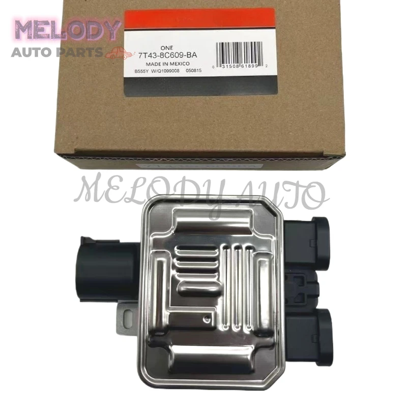 7T43-8C609-BA 7T438C609BA Radiator Cooling Fan Control Module For Ford Transit 2006-2013 TDCI