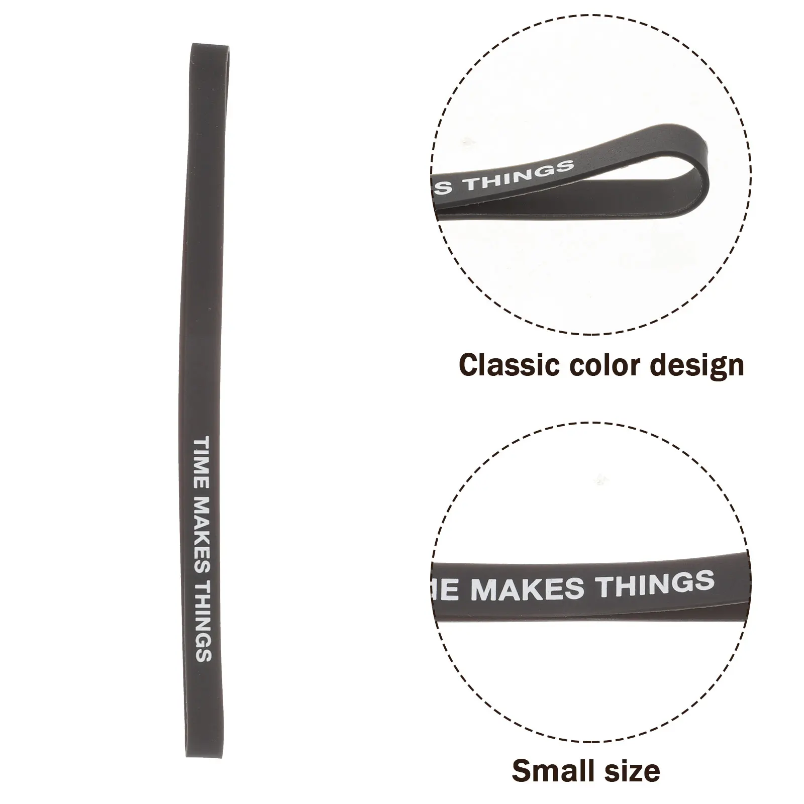 Silicone Elastic Band Flexible Diary Notepad Book Binder Strap Pencil Case Bento Box Fixing Multifunctional Bands