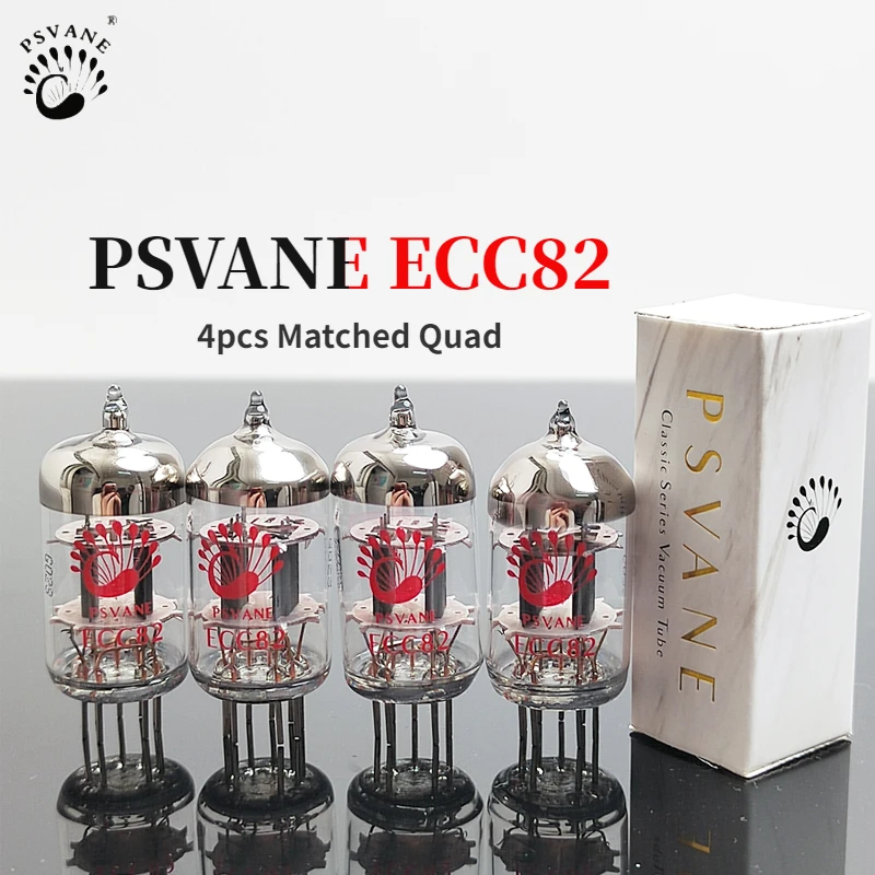 PSVANE Vacuum Tube ECC83 12AX7 12AU7 ECC82 ECC81 12AT7 EL84 Electronic Precision Matching Amplifier High Fidelity Matched Quad