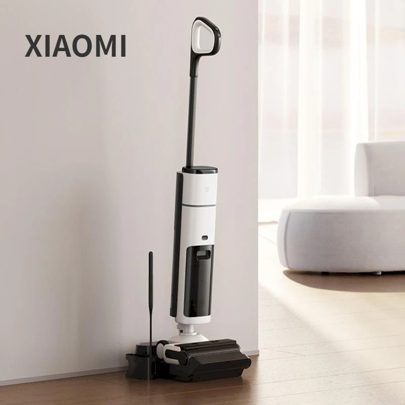Новый беспроводной пылесос Xiaomi для сухой и влажной уборки пола 2-в-1 с функцией всасывания и мытья, 4000 мАч