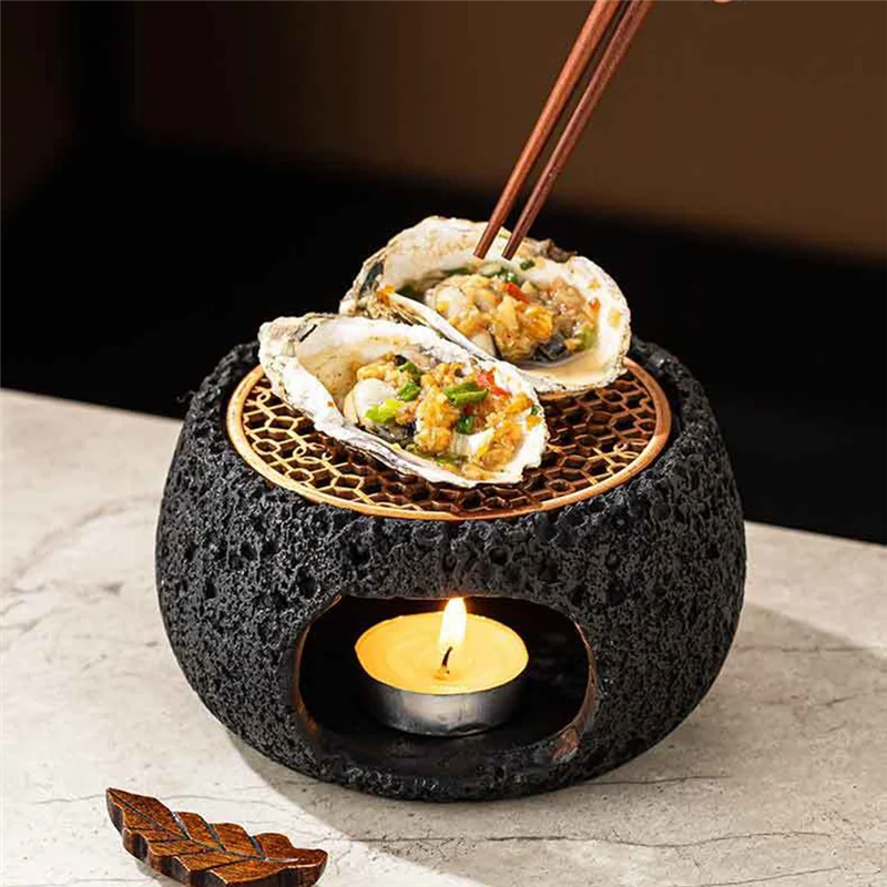 

N04R Круглая тарелка из художественного камня для подогрева свечей, изоляционное основание для кухни и столовой, бытовая посуда