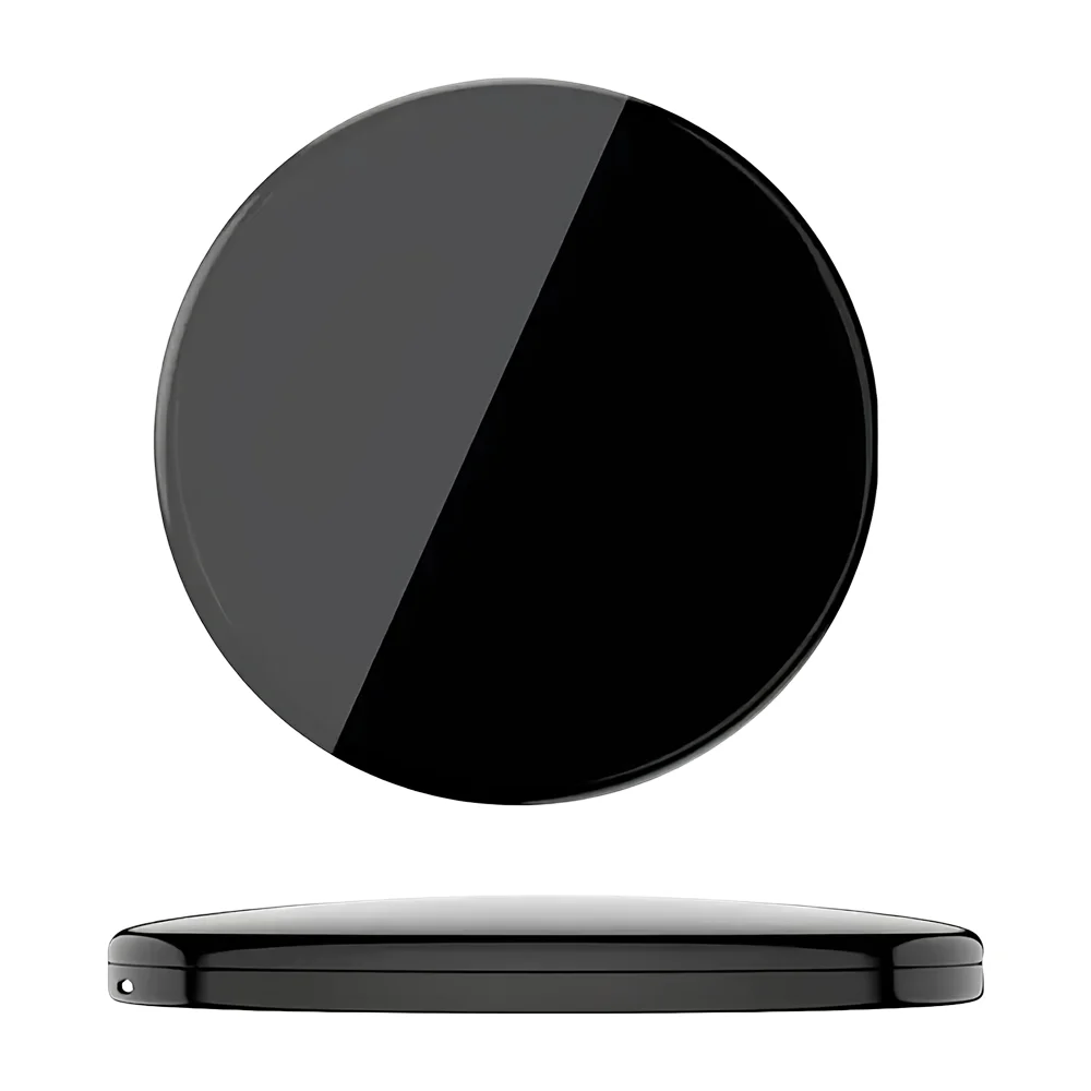 مرآة مكياج محمولة على الوجهين، مرآة مكياج مستديرة قابلة للطي بجيب صغير محمول للسفر، أداة تجميل التجميل #6