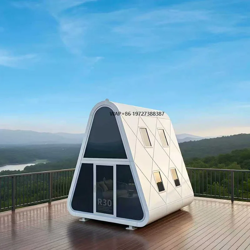 

Triangle House Homestay Movable Large Tent Anticorrosive Container for Outdoor Camping Holiday Rain Shelter