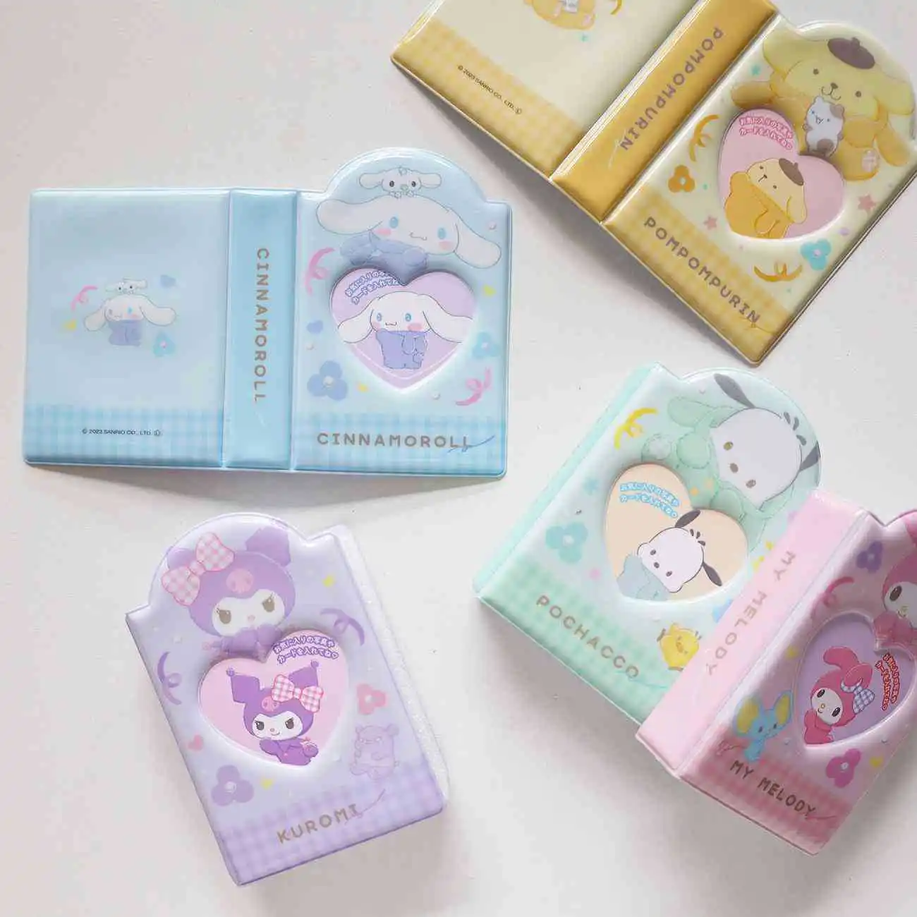 Kawaii Mini Cartoon Kuromi Album Cute My Melody Cinnamoroll Card Book Girls Idol Photo Storage Book Gifts