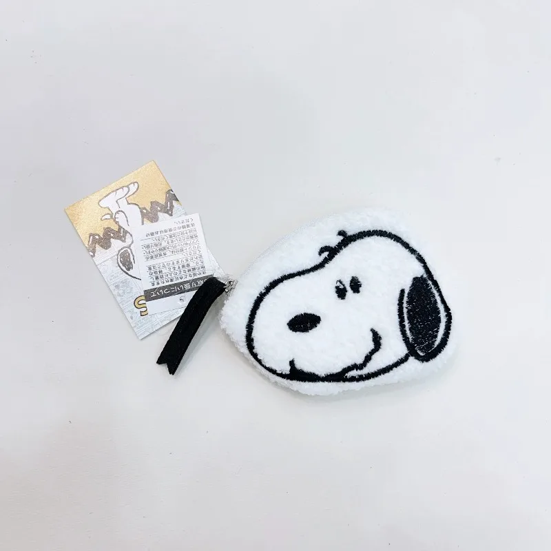 Snoopy Coin Purse Kawaii Plush Mini Bag Cute Girl Embroidery Storage Bag  Exquisite Holiday Gift