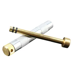 Portable Compression Fire Tube Metal Fire Starting Tool Mini Survival Gear Portable Compressed Fire Tube For Outdoor Camping