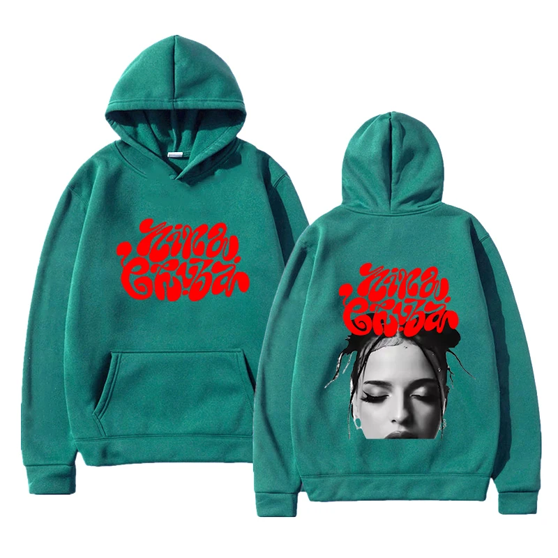 ساحة جولة جديد نينا تشوبا هوديي الرجعية النساء/الرجال هوديس الخريف الشتاء الملابس الجمالية البلوز البلوز Vintage المشجعين الهدايا