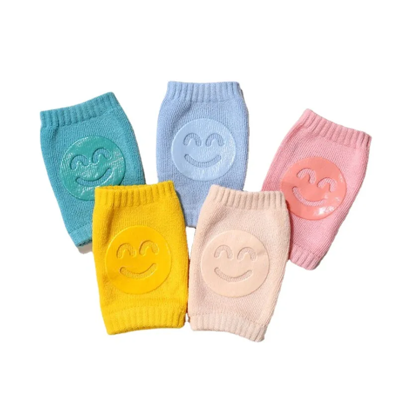 Baby Knee Pads Leg Protector Non-slip Boys Girls Crawling Elbow Terry Thick Mesh Breathable Warmers Cotton Cute 0-2 Years Old