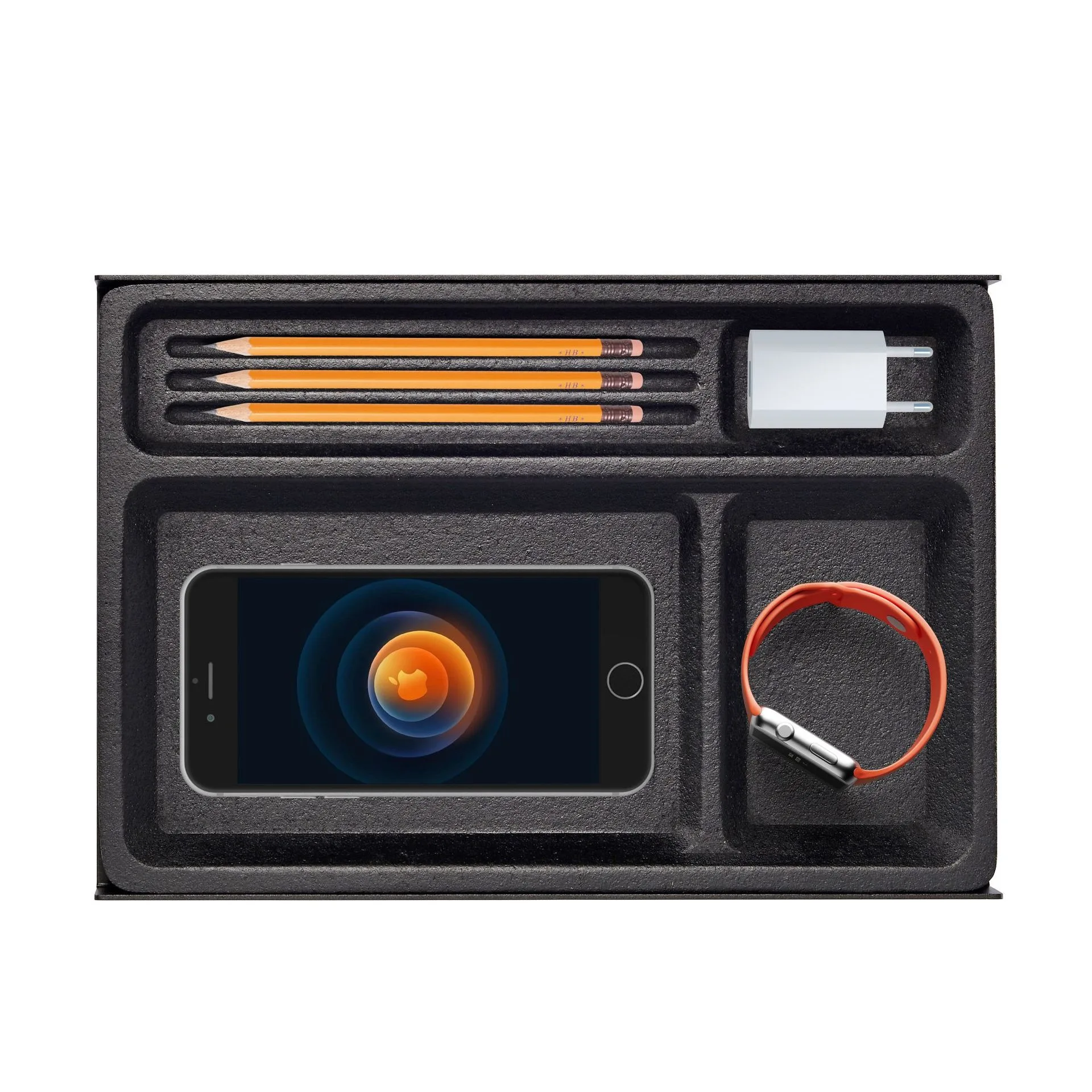 Desktop Office Storage Tray Cork Aluminum Alloy Creative Organizer Trays Computer Height Stand Tray Phone Charger Storage Trays