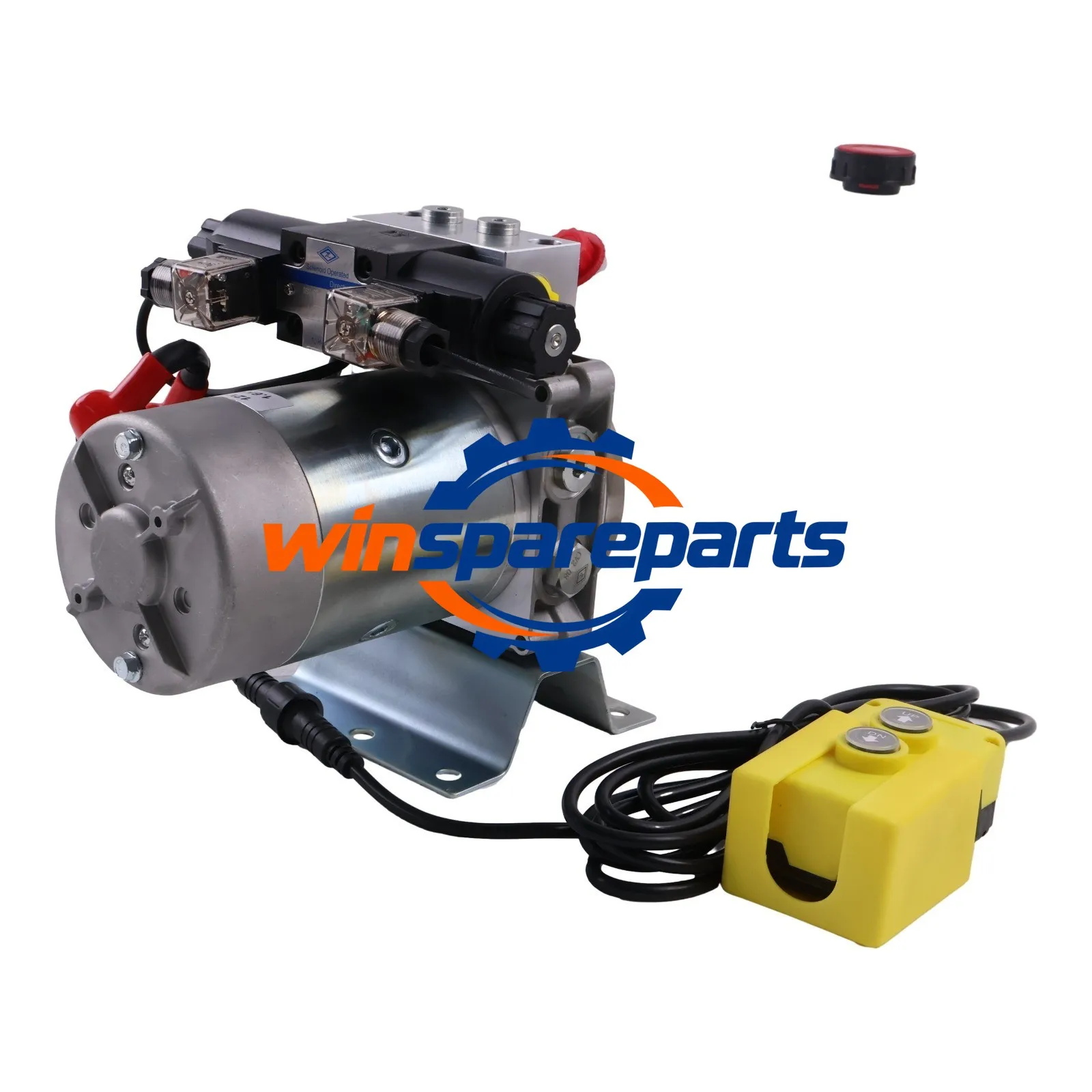 12V DC Double Acting Hydraulic Power Unit 8 Quart Tank With Remote Control