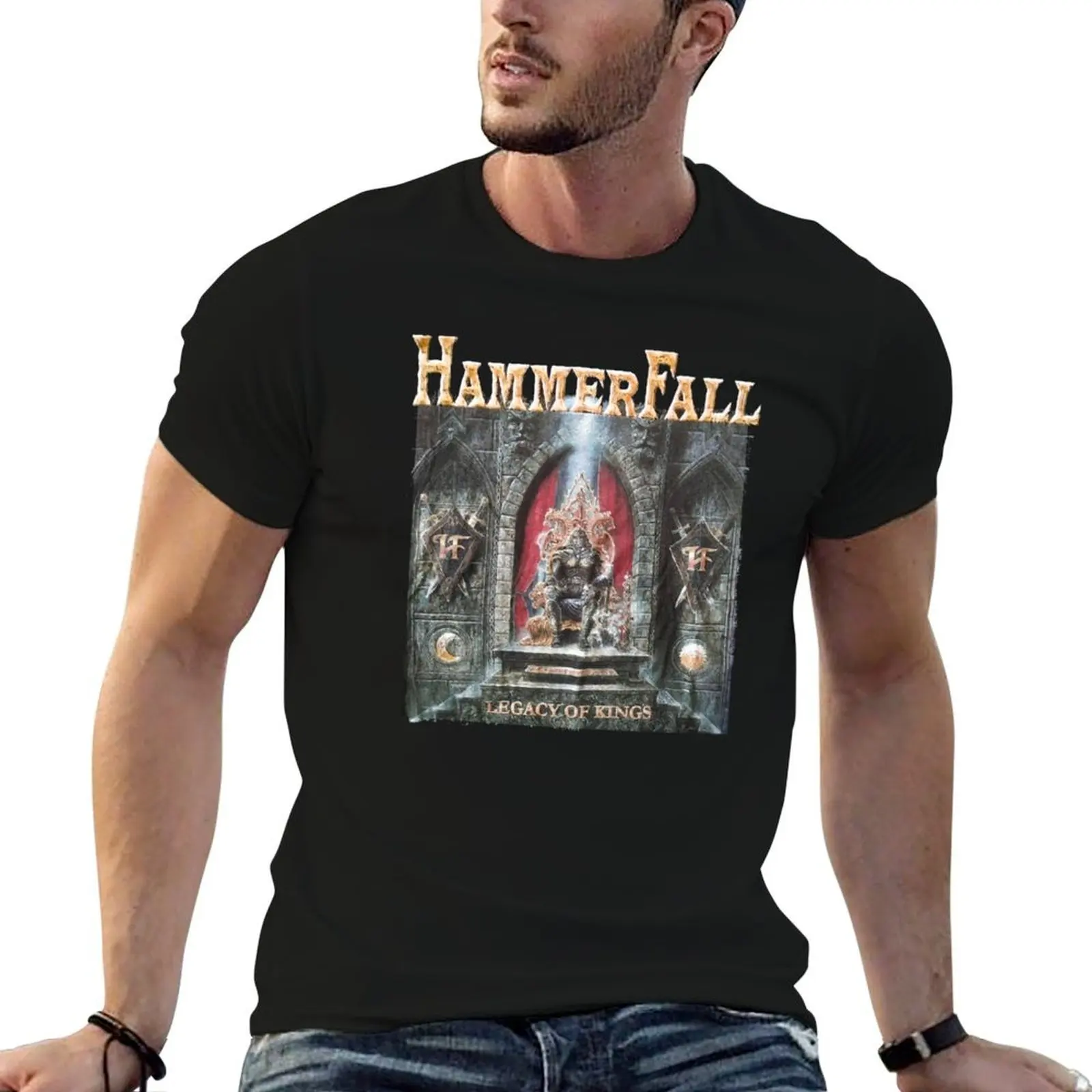 

HammerFall T-Shirt t shirts with prints t shirt for man T-Shirt
