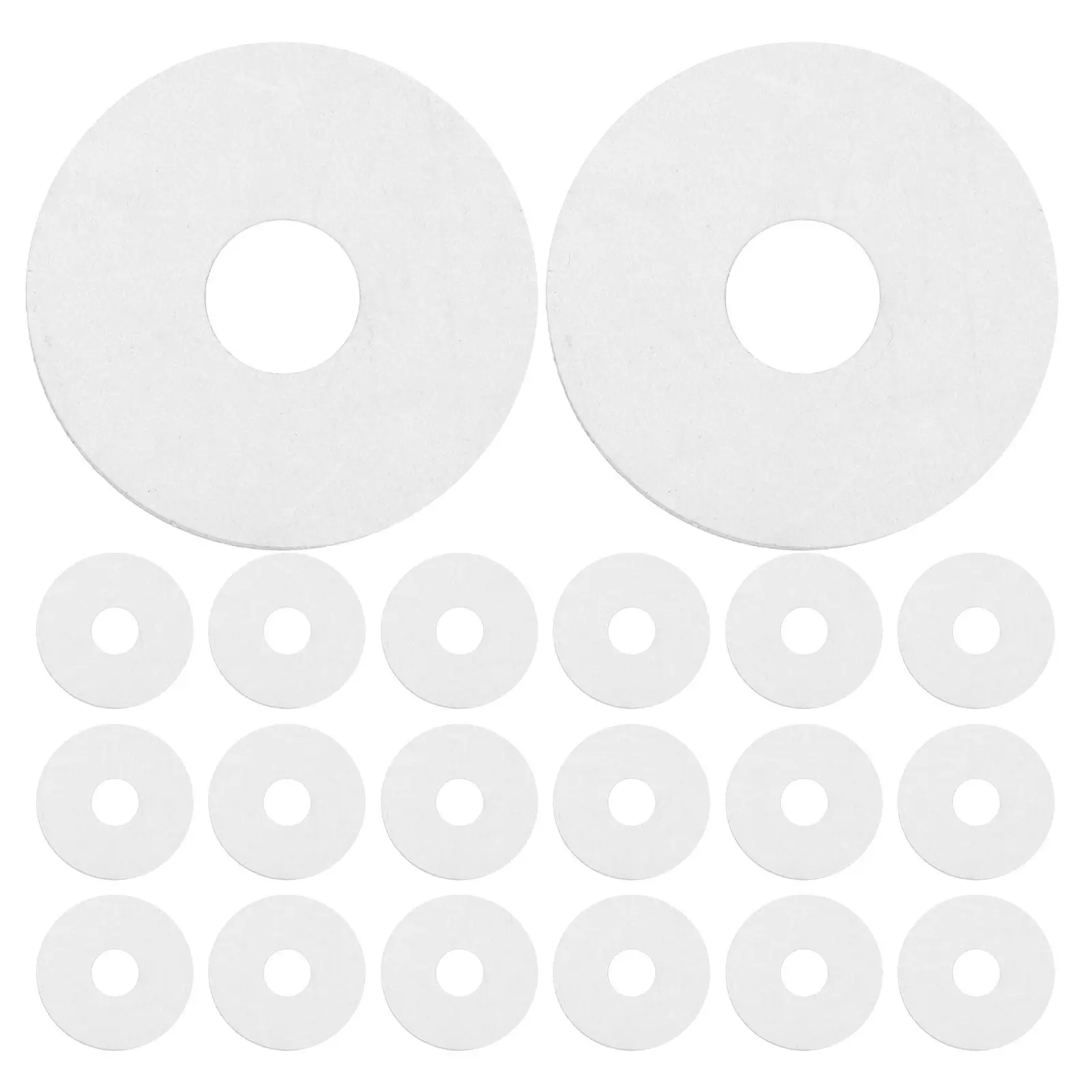 100 Pcs Gasket Set Handle Mounting Spacer Door Knob Washers Flat Plastic Screw Clear Replacement Transparent Pvc Soft Mat