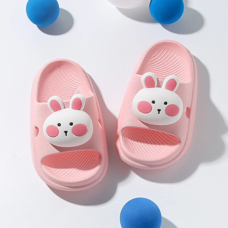 2023 Cartoon Animal Unicorn Slippers Kids Summer Slides Shoes Children Indoor тапочки Boys Flip Flops Girls Beach casual Sandals