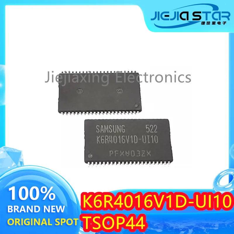 K6R4016V1D-UI10 K6R4016VID-UIIO TSOP44 고속 정적 RAM 칩, 100% 브랜드, 신제품 및 정품 전자 제품, 5 개, 10 개