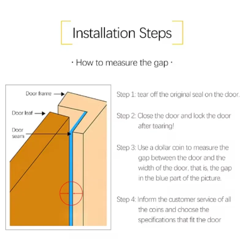 The Sealing Strip For The Entrance Door Is SelfAdhesive And Elastic, With Wind, Sound Insulation, Collision, And Wear Resistance