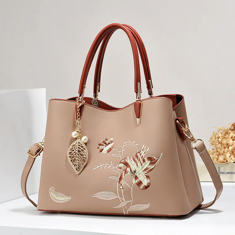

New Woman bag shoulder bag Large capacity Handbag for Women 2025 leather Printed monogram single shoulder straddle bag