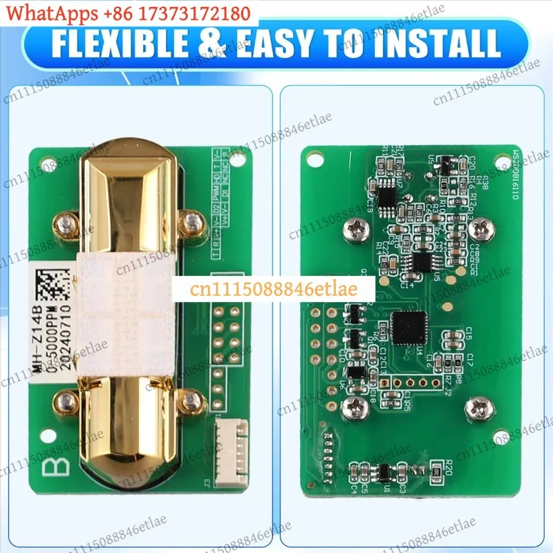 NDIR Infrared CO2 Sensor Module MH-Z14B Gas Detection 0-5000ppm Monitor UART PWM Serial Output
