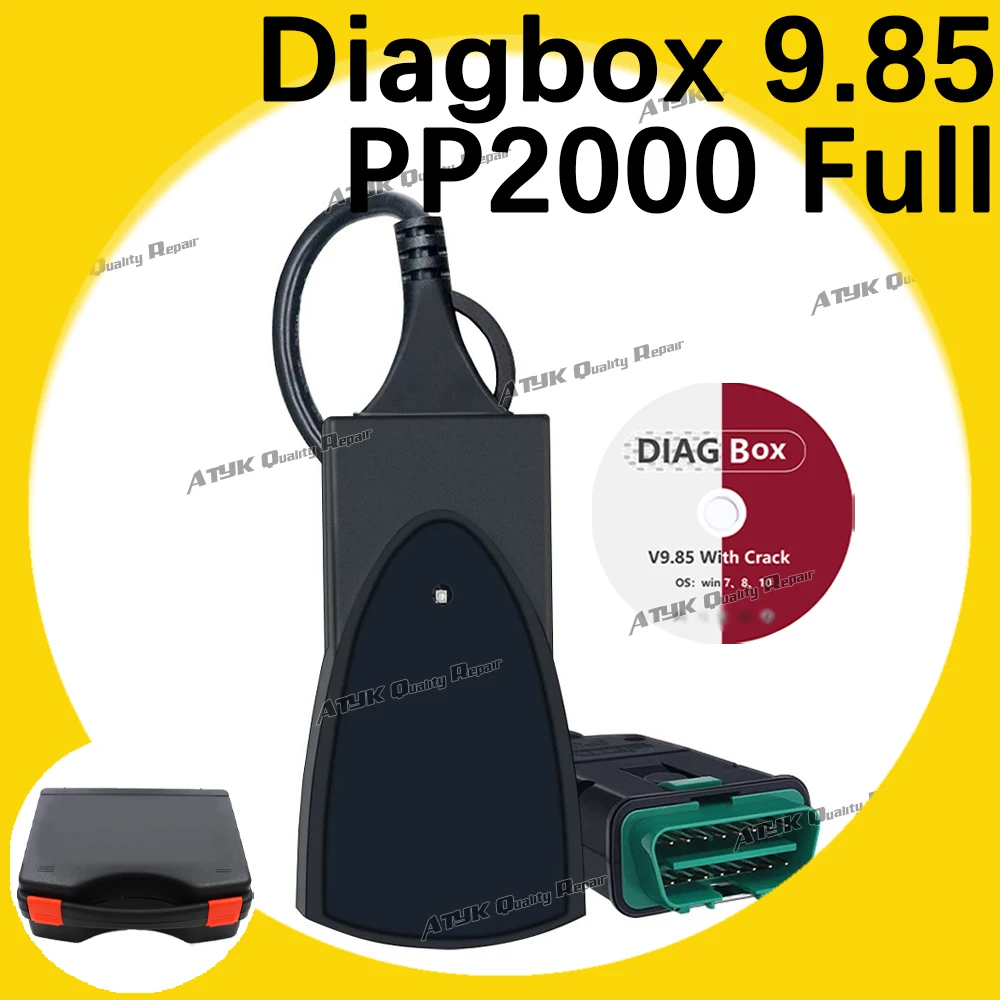 

PP2000 Diagbox V9.85 pp2000 Full Chip diagnostic pour voiture for P-eugeot for C-itroen le-xia3 inspection tools auto tuning VCI