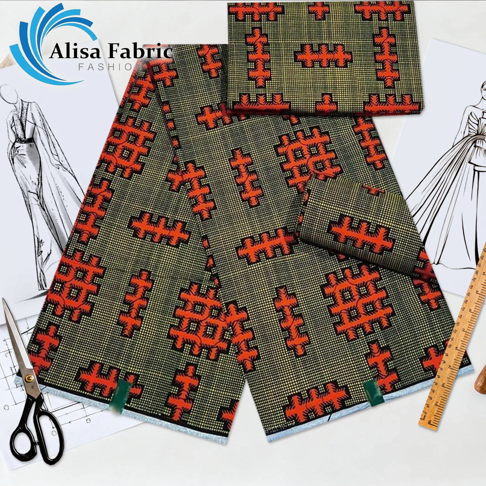 

2025 new arrivals holland fabric wax high quality african wax fabrics wholesale for fashion dresses