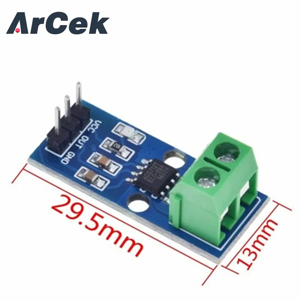 Hot Verkoop Acs712 5a 20a 30a Range Hal Huidige Sensor Module Acs712 Module Voor Arduino 5a 20a 30a