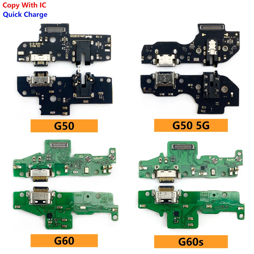 100Pcs, USB Charging Port Board Flex Cable Connector For Moto G10 G20 G30 G50 G60 G60S G31 G41 G51 G71 G82 G200 G100 5G Power