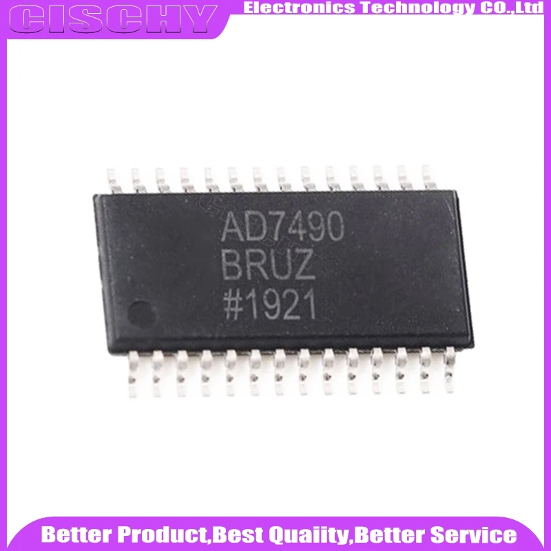 1pcs/lot AD7490B AD7490BRU AD7490 AD7490BRUZ TSSOP-28 In Stock