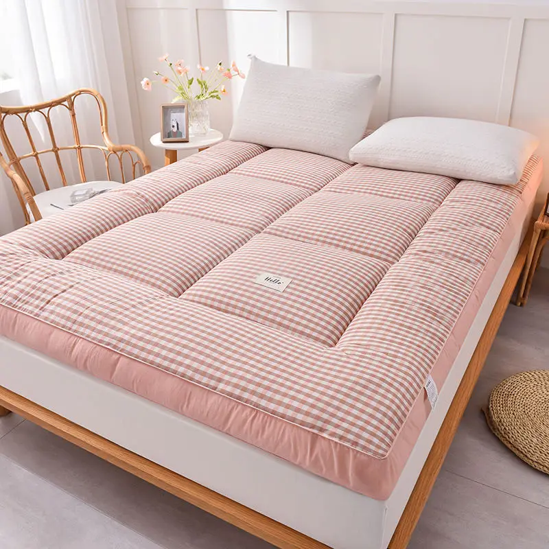 

New Feather Velvet Mattress Thickened Mattress Quilt Household Upholstered Dormitory Folding Single Double Mattress