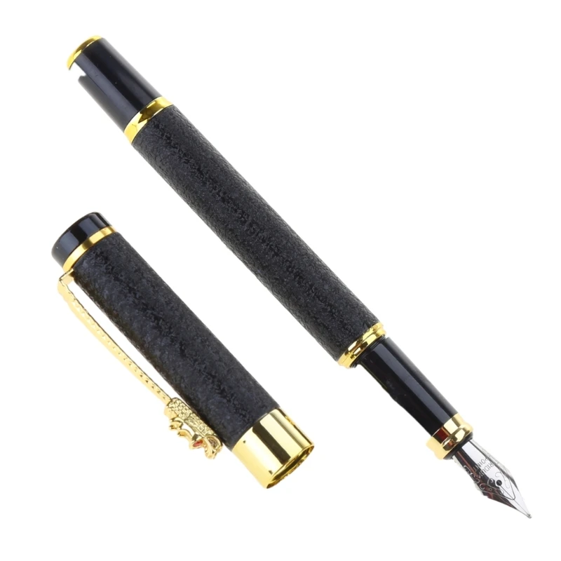 Business Student Fountain Pen 0.5mm for Extra Fine Metal Nib Pen Calligraphy Pen Office School Writing Tool Signature Pe