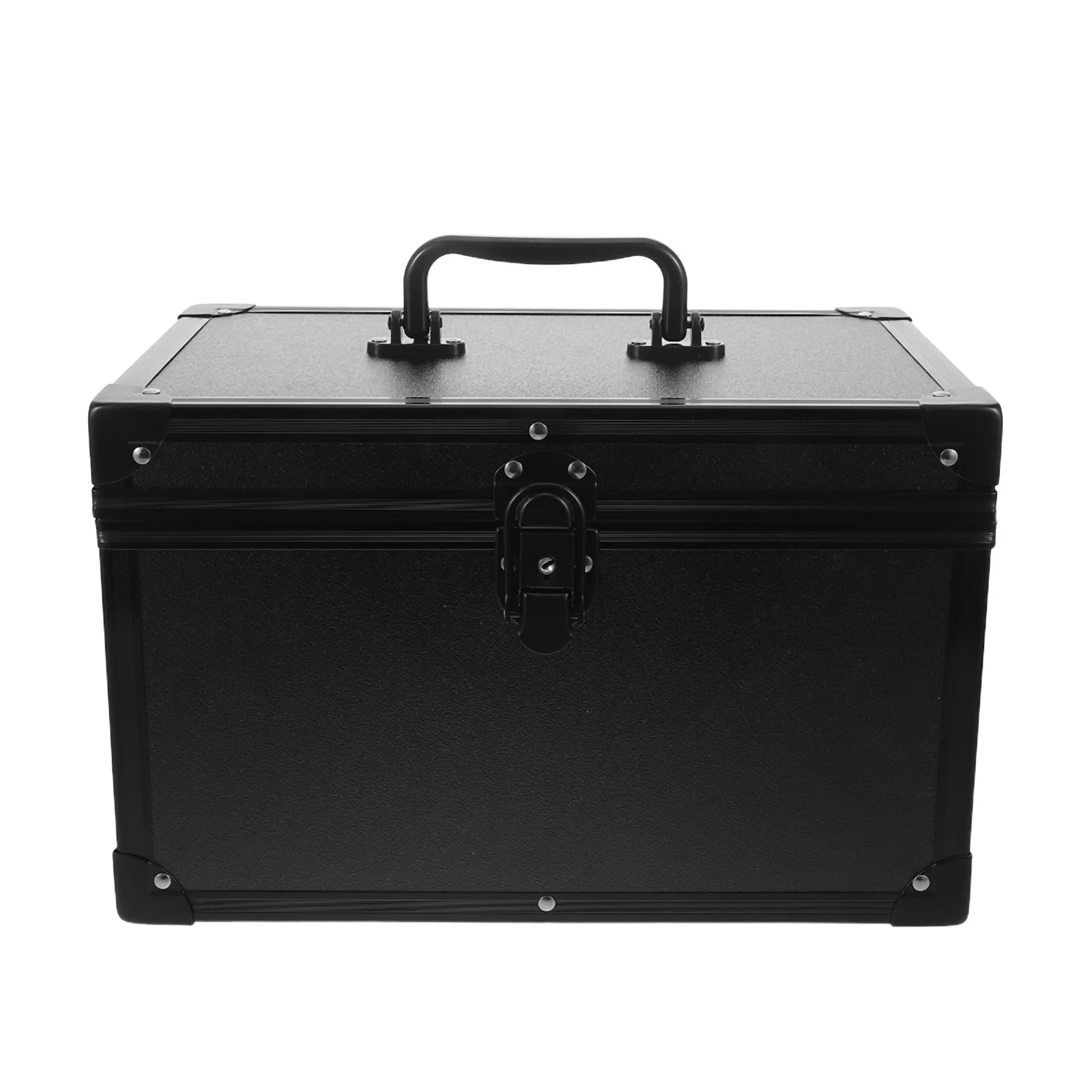 

Close Up Case Magician Trick Box Double Layer Aluminum Carry Case Stage Performance Props Organizer Compact Illusion Magician