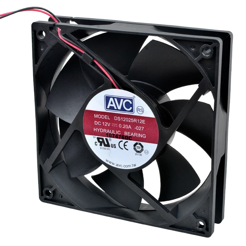 DS12025R12E 12cm 120mm fan 120x120x25mm DC12V 0.20A Cooling fan for power supply