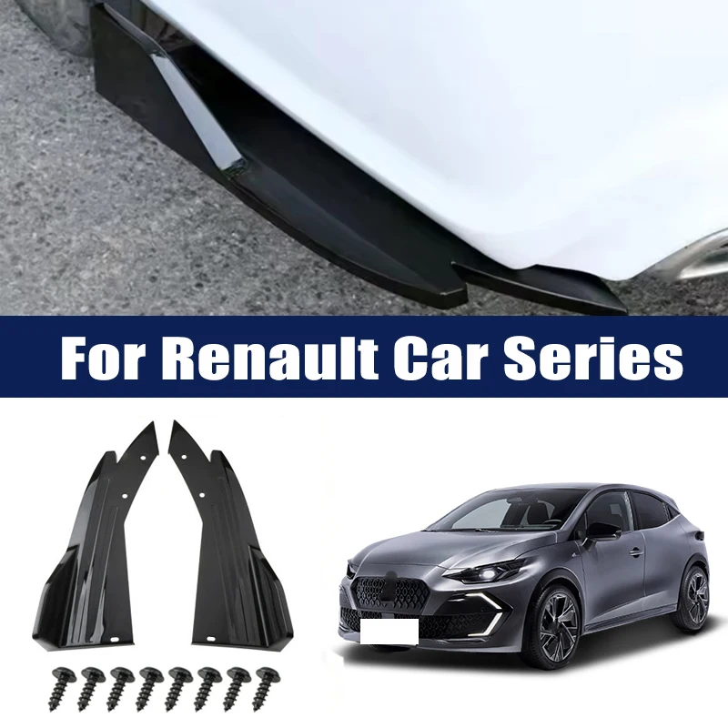 

Rear Bumper Lip Diffuser Splitter Canard Protector Front Spoiler Body Kit For Renault Clio Megane Koleos Kadjar Captur Scenic