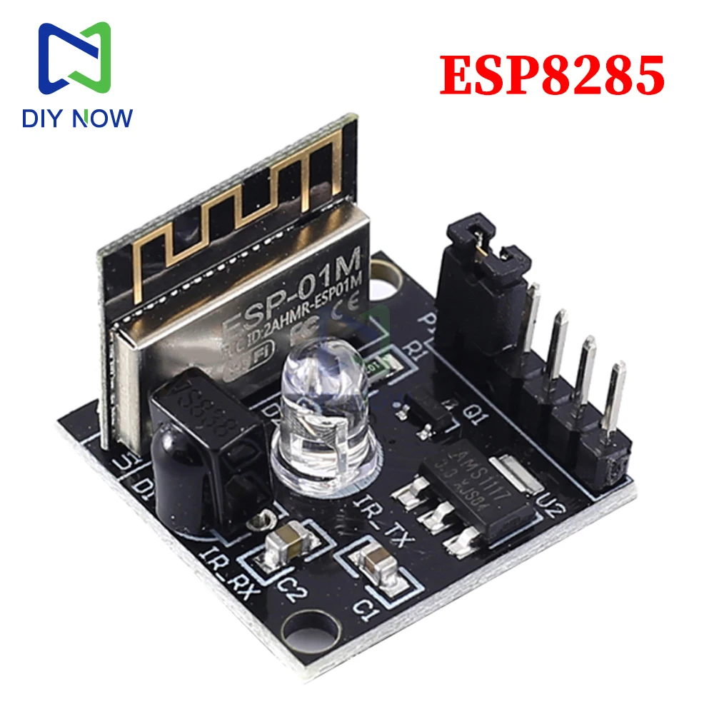 ESP8285 infrared receiver and transmitter WIFI remote control switch module development learning board esp 8285 ESP01M ESP 01M